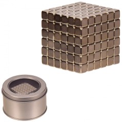 Антистресс неокуб Тетракуб, 216 кубиков 5 мм, в железном боксе 6.5*6.5*4.5см, размер куба–3*3*3см