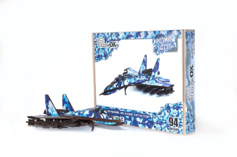 Дерев'яний 3D конструктор 