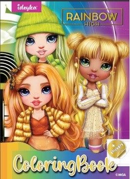 Розмальовка зі стікерами Rainbow