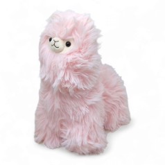 Мягкая игрушка "Пушистая Лама", 32 см (розовая)