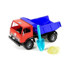 Вантажівка з пісковим набором (червоний+синій)