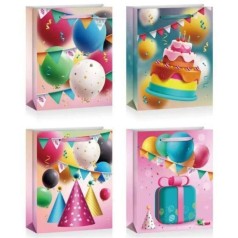 Пакет подарунковий (26х10х32 см), мікс видів