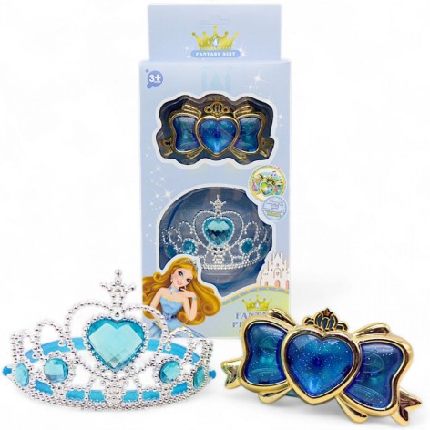 Набір аксесуарів "Чарівниця" (браслет+діадема), блакитний