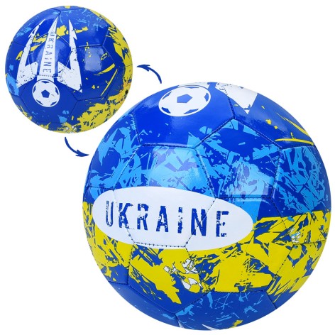 Мяч футбольный Ukraine размер 5, ПВХ, 1,8мм, вес 300г EN-3328