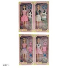 Кукла Rebecca 29 см 8817-D/E с одеждой и аксессуары, 4 вида в коробке 33*5,5*16