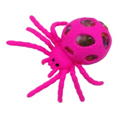 Игрушка антистресс Паук с орбизами розовый