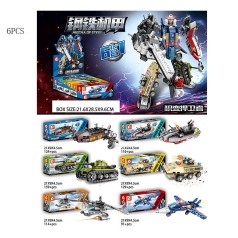 Конструктор Senco Mecha of Steel 6в1, 91-159 деталей, размер 1