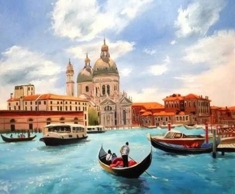 Алмазна мозаїка за номерами 40*50 