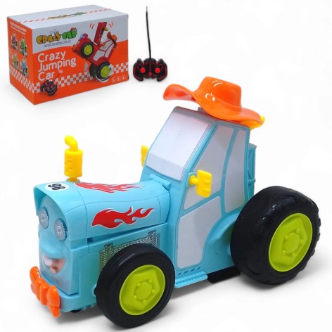 Трактор танцюючий на радіокеруванні синій