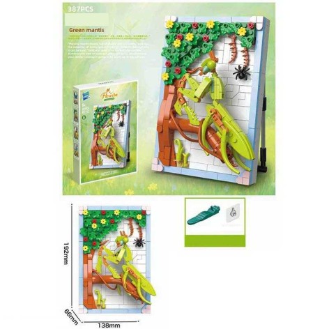 Дитячий конструктор A-Toys "Богомол" 387 деталей 25x5x25 см (112-6)