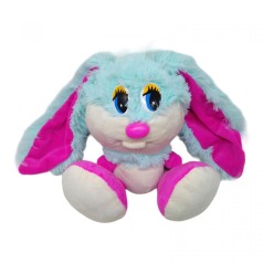 Коротышка заяц розовый с голубым