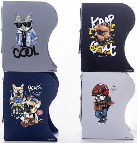 Полка-держатель для книг раздвижная мет.настольная 