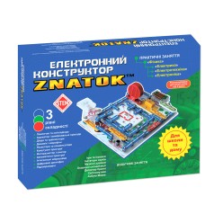 Электронный конструктор "ЗНАТОК", для школы и дома, 999 схем