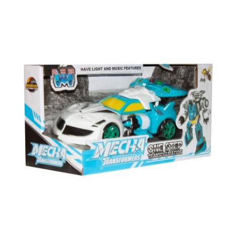 Трансформер Mecha: Машина желто-синий