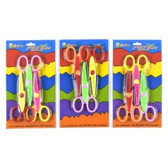 Канцелярські фігурні ножиці (набір 3 шт)