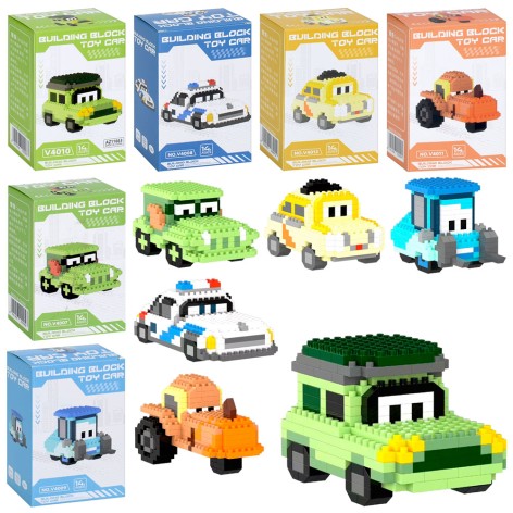 Конструктор машина, 6 видов, в кор-це, 8-12,5-5см /96/
