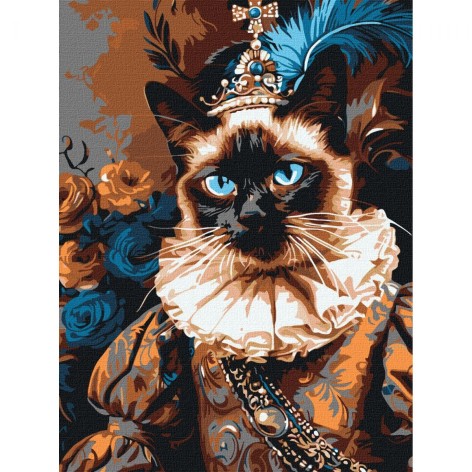 Набор для росписи по номерам "Стиль ренессанса" 30х40см