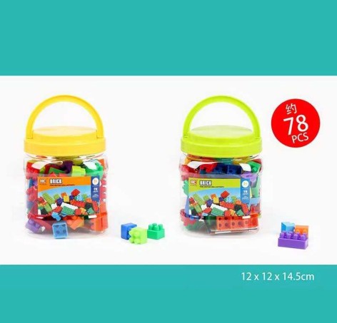 Конструктор 2 види, 78 деталей, у відрі 