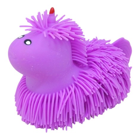 Антистресс "Единорог" со светом, сиреневый