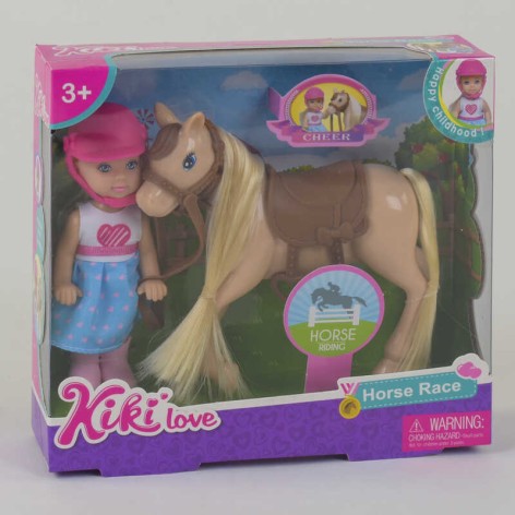 Лялька з конем у коробці