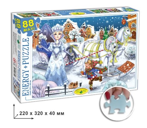 Пазлы 88, Арт.ЕГ-16. Снежная королева ТМ Энергия+