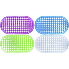 Коврик резиновый для ванны 38*69см овальный 2901-25