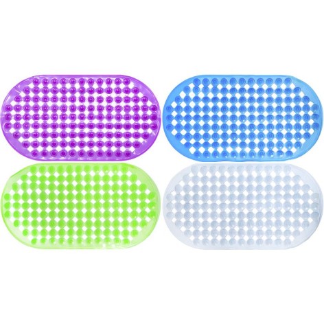 Коврик резиновый для ванны 38*69см овальный 2901-25