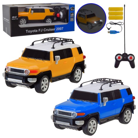 Радіокерована машина Toyotw FJ Cruiser 1:24 20*9*7 см 2 кольори