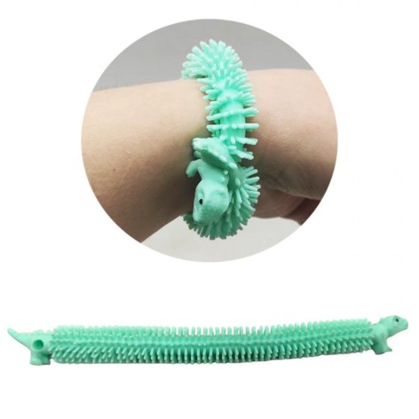 Браслет Динозаврики мятный