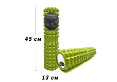 Массажный ролик EasyFit Grid Roller 45 см v.2.2 Салатовый