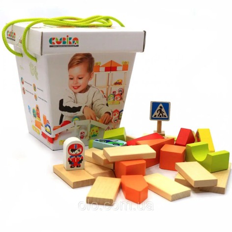 Конструктор дерев'яний Cubika 