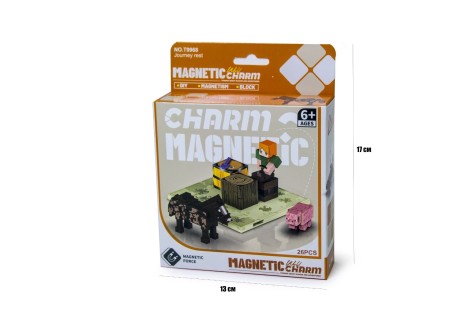 Конструктор магнітний Charm Magnetic 26 деталей 9968