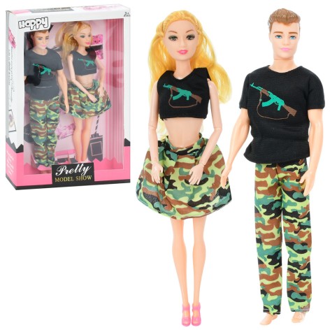 Кукла шарнирная, от 29см, 2 шт.в кор-ке, 22-32,5-5см 