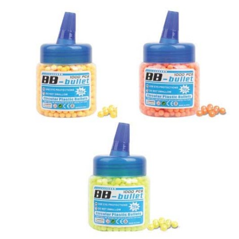 Боеприпасы для детского оружия A-Toys "BB 1000 шт" пластиковые шарики 6,6x8,5 см (BB-1A)