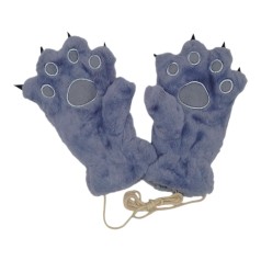 Меховые перчатки 