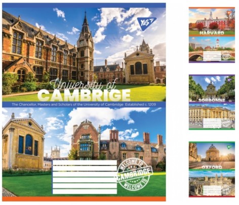 А5/48 лін. Yes University, тетрадь для записів 10 шт в уп. //