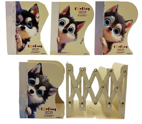 Полиця-тримач для книг розсувна мет.настільна 