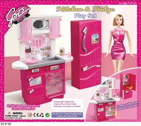 Меблі Gloria 3016 кухня з холодильником кор.32*8*28 