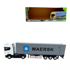 ФУРА АВТОПРОМ (БІЛА) КАБІНА (СІРИЙ) ПРИЧІП 33 СМ.