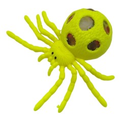 Игрушка антистресс Паук с орбизами желтый