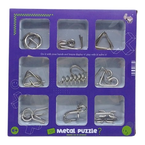 Игрушка "Металлические головоломки", 9 штук (вид 1)