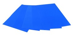 Кольорова ЕВА піна(Фоаміран)А4,FFLR-EVA-006,21х29,7см,2,00 мм 5 лист.блакитний флуоресцентний