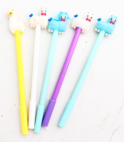 УЦЕНКА 60% Ручка шарик. Лама, синяя по 12шт /144