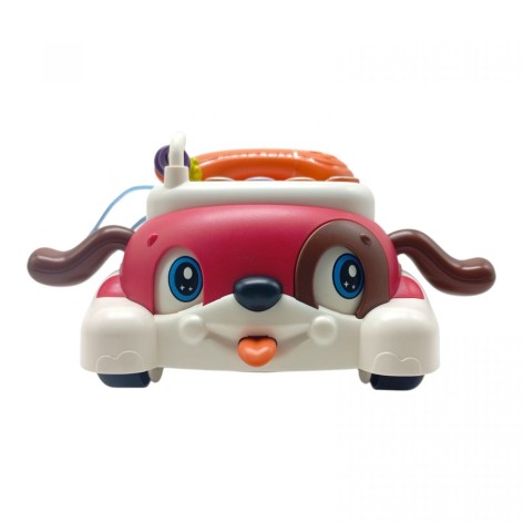 Іграшка-каталка WToys "Песик інтерактивний друг" (Червоний)