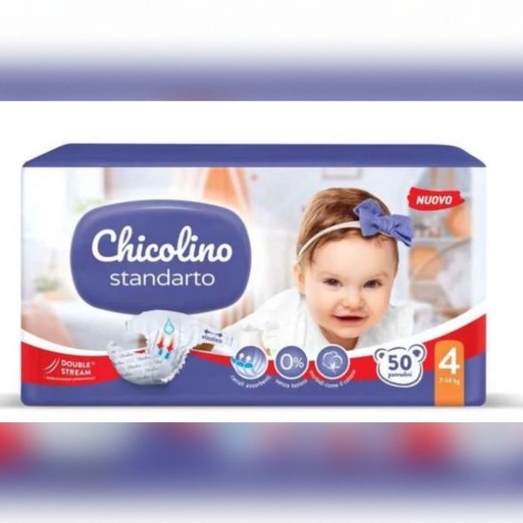 Chicolino Подгузники детские JUMBO Standarto р. 4, 7-14кг, 50шт.