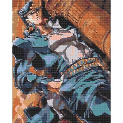 Алмазна мозаїка Origami "Аніме. Джо джо" 40x50 см (OD3282)