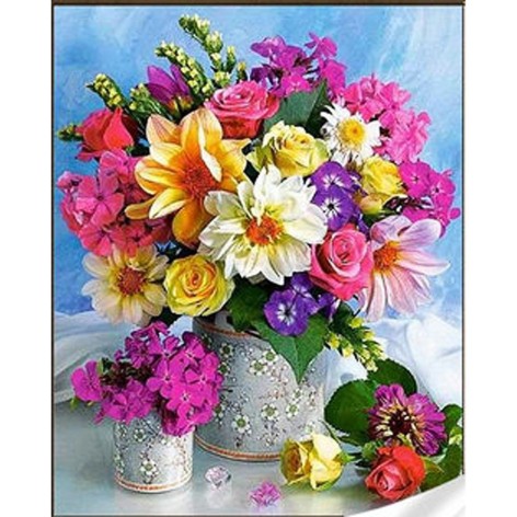 Алмазна мозаїка "Букет фантазія", 30х40 см