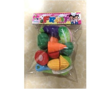 Набор игрушечных продуктов овощи на липучках, 19*23 см