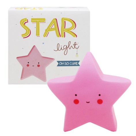 Дитячий нічник "Яскрава Зірочка", рожевий