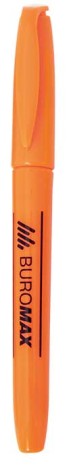 Текстовий маркер, Jobmax, круглий, оранжевий 10 шт.